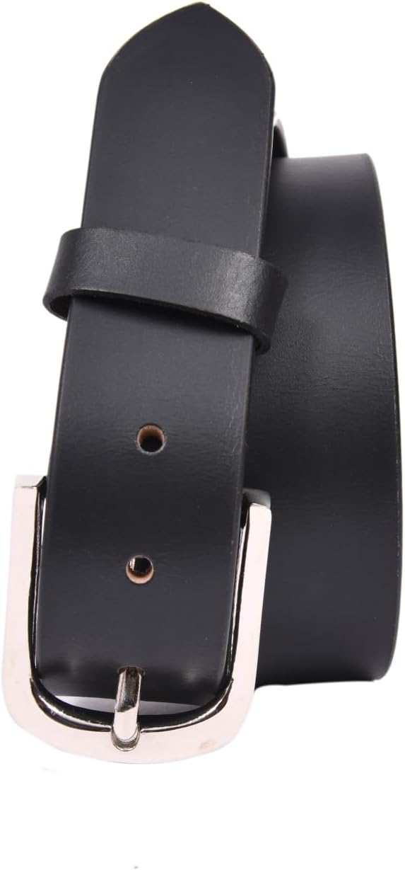 Black Full-Grain Leather Belt