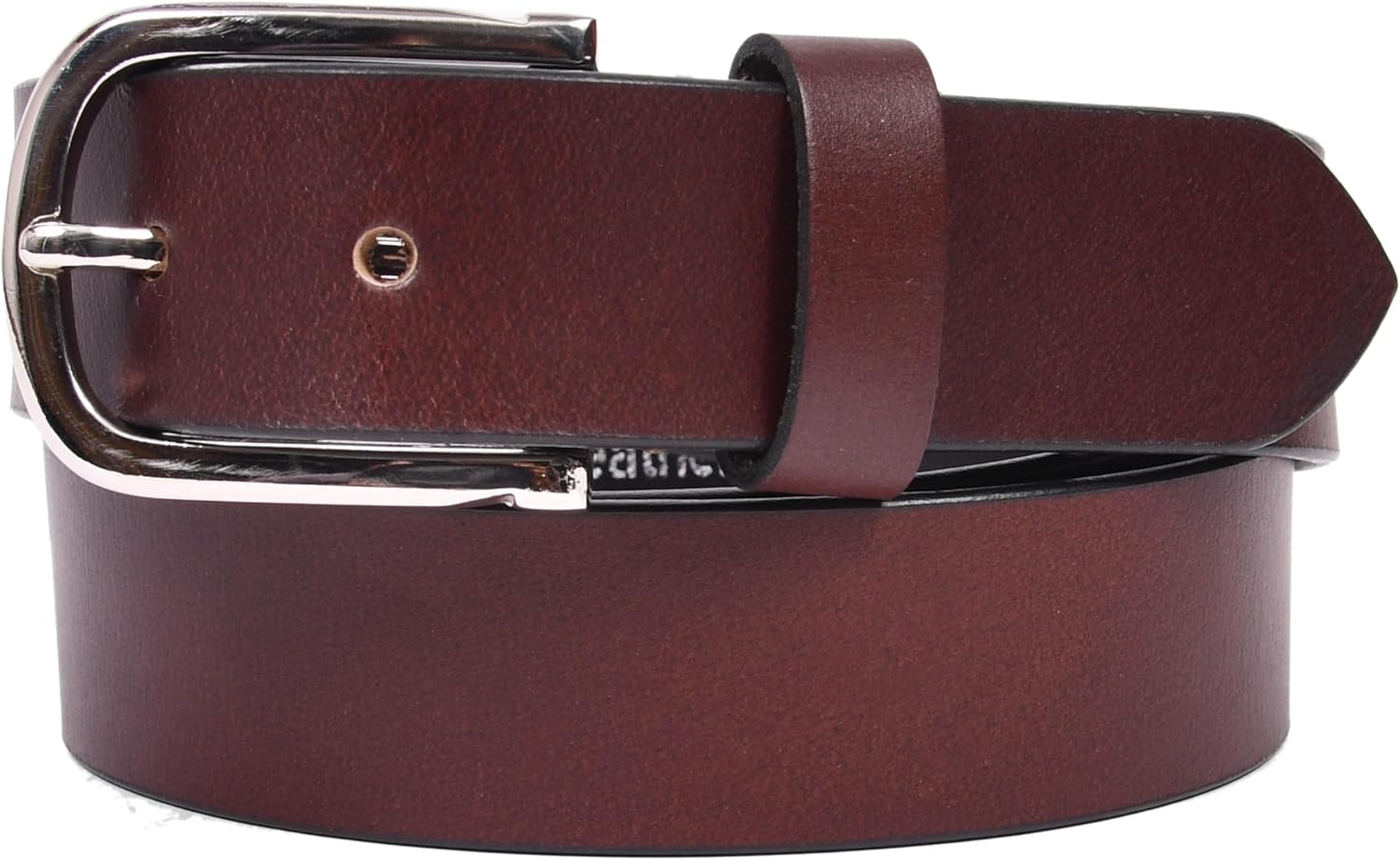 Burgundy Leather Belt