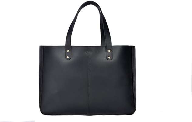Vintage Leather Tote Bag – Genuine Leather, Large Capacity, Double Handles