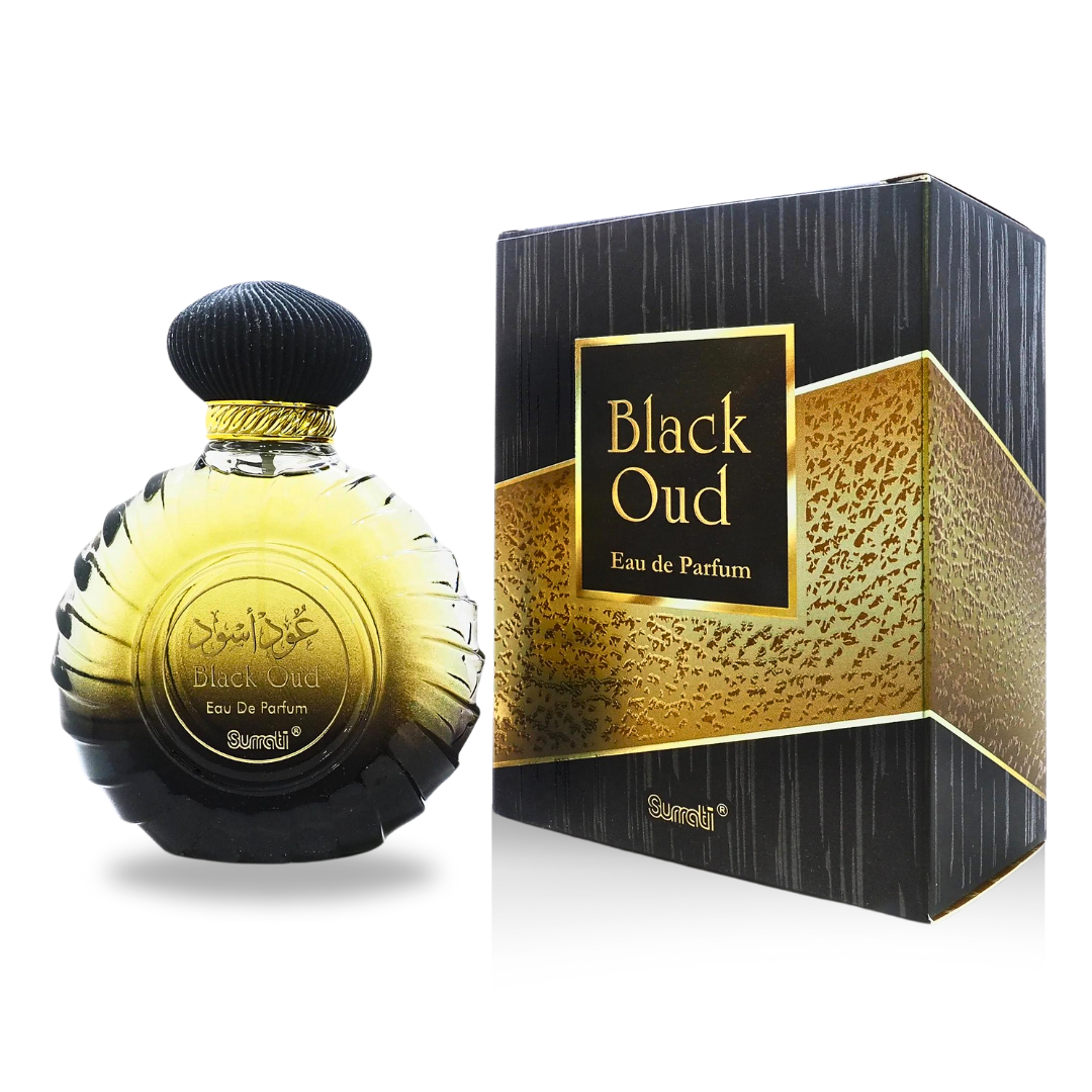 Black Oud EDP 100ML (3.4 OZ) by SURRATI, Exotic Fragrances for Men & Women.