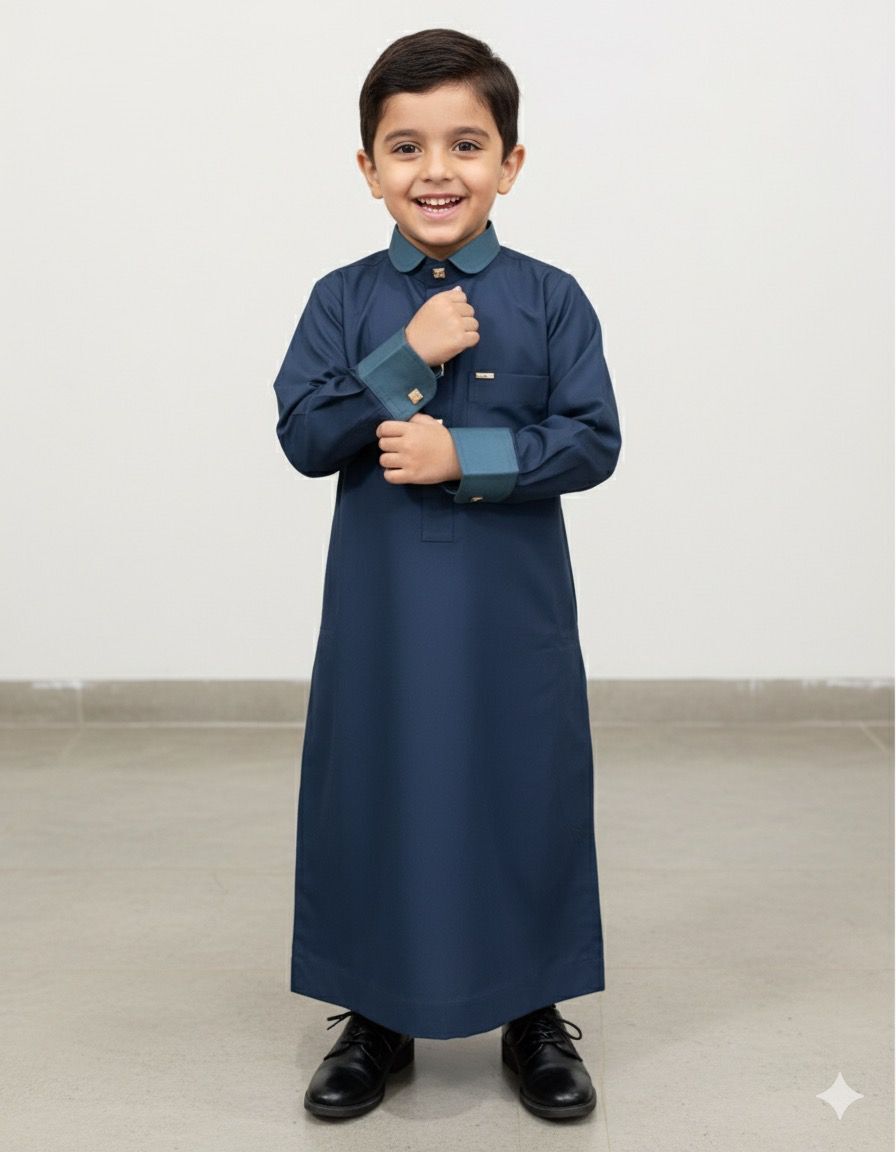 Kids Thobe Midnight Blue