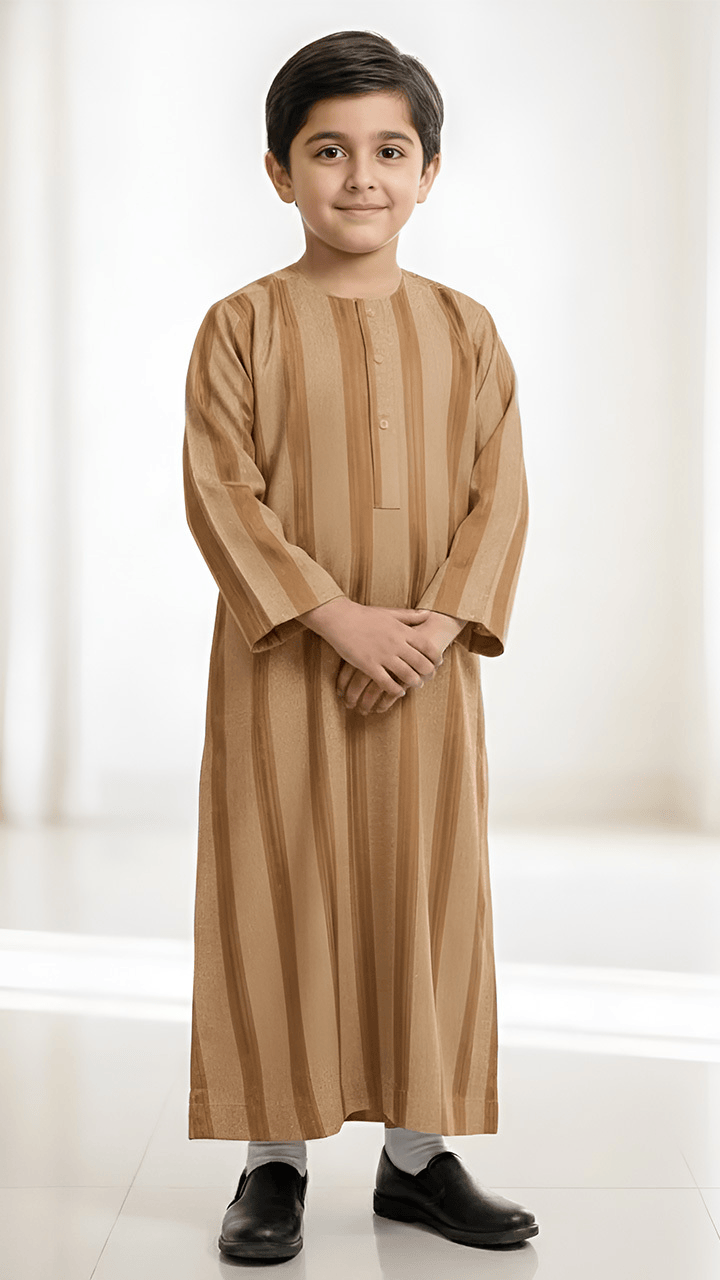 Kids Thobe Sandy Brown