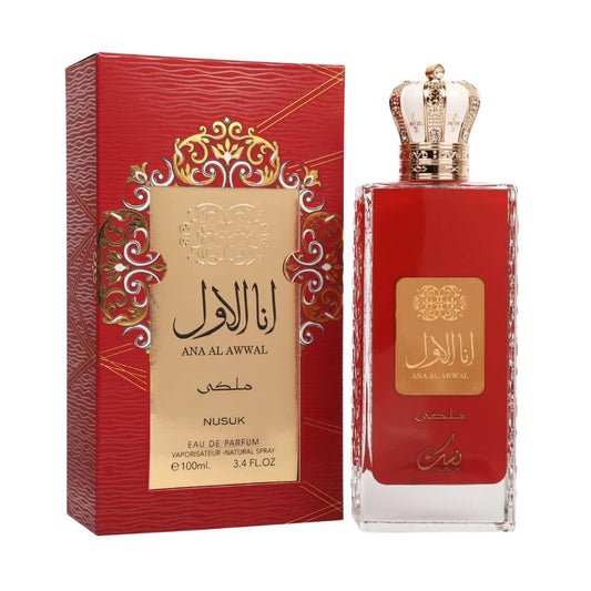Nusuk Ana Al Awwal Red Eau de Perfume Long Lasting Fragrances For Women 100ml